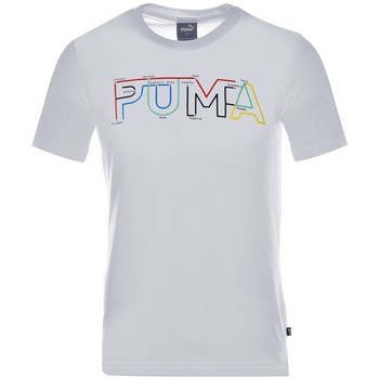 textil Herre T-shirts m. korte ærmer Puma Drycell Graphic Hvid