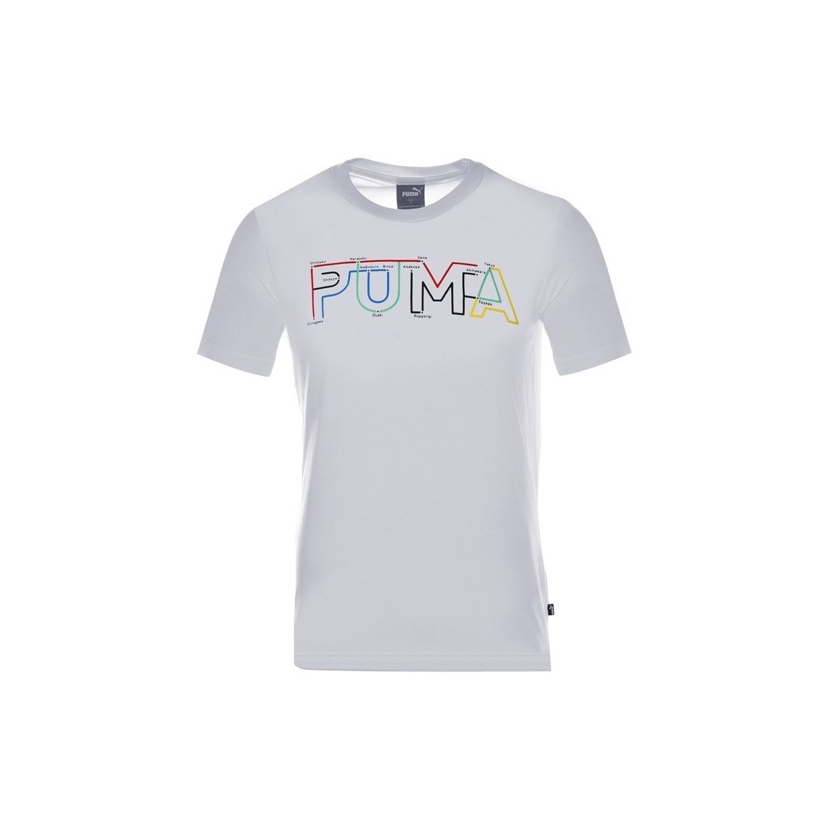 textil Herre T-shirts m. korte ærmer Puma Drycell Graphic Hvid