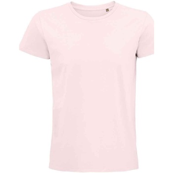 textil Langærmede T-shirts Sols 03565 Rød
