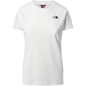 textil Dame T-shirts m. korte ærmer The North Face W Simple Dome Tee Hvid