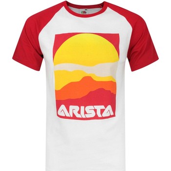 textil Herre Langærmede T-shirts Arista Records  Hvid