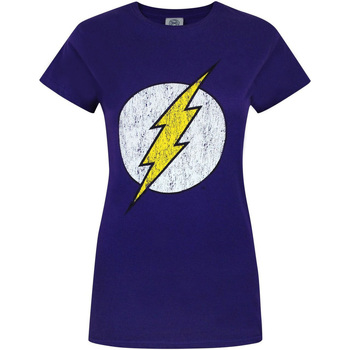textil Dame Langærmede T-shirts Flash  Violet