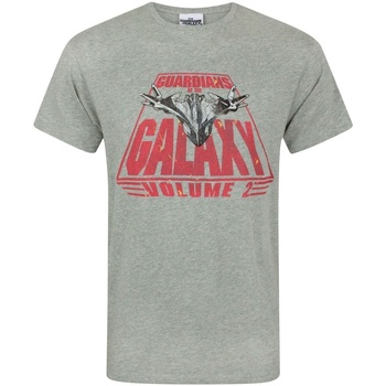 textil Herre Langærmede T-shirts Guardians Of The Galaxy  Grå