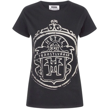 textil Dame Langærmede T-shirts Hotel Transylvania  Sort
