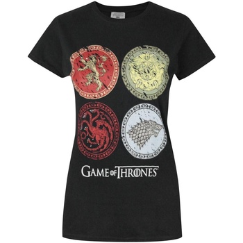 textil Dame Langærmede T-shirts Game Of Thrones  Sort