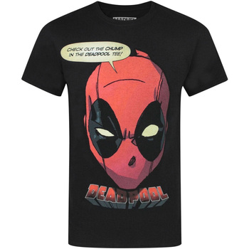 textil Herre T-shirts m. korte ærmer Deadpool  Sort