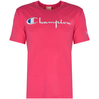 textil Herre T-shirts m. korte ærmer Champion 210972 Pink