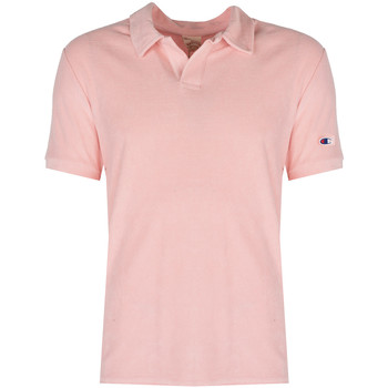 textil Herre Polo-t-shirts m. korte ærmer Champion 211687 Pink