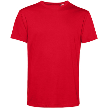 textil Herre Langærmede T-shirts B&c TU01B Rød
