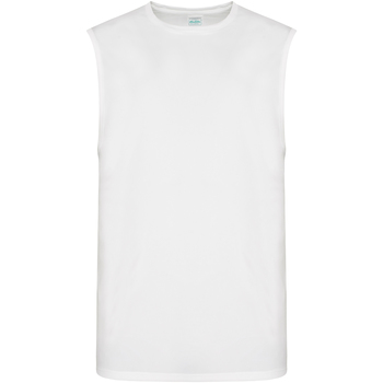 textil Herre Langærmede T-shirts Awdis JC022 Hvid