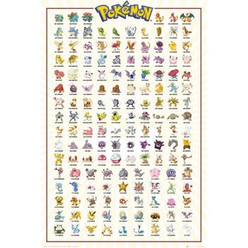 Indretning Skilte og plakater Pokemon TA4009 Flerfarvet