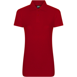 textil Dame Polo-t-shirts m. korte ærmer Prortx RX01F Rød
