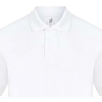 textil Herre Polo-t-shirts m. korte ærmer Casual Classics  Hvid