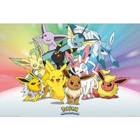 Indretning Skilte og plakater Pokemon TA6219 Flerfarvet