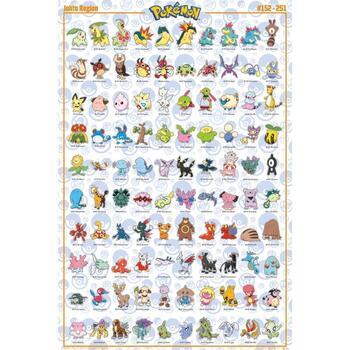 Indretning Skilte og plakater Pokemon TA7726 Flerfarvet
