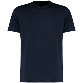 textil Herre Langærmede T-shirts Kustom Kit KK555 Blå