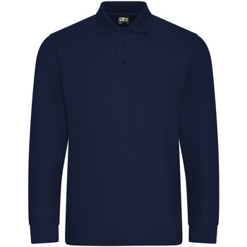 textil Herre Polo-t-shirts m. lange ærmer Prortx RX102 Blå