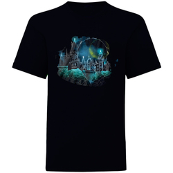 textil T-shirts m. korte ærmer Harry Potter  Sort
