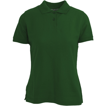 textil Dame Polo-t-shirts m. lange ærmer Absolute Apparel  Grøn