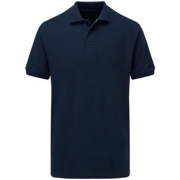 textil Polo-t-shirts m. lange ærmer Ultimate UCC031 Blå