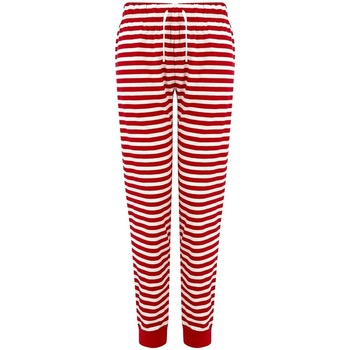 textil Dame Pyjamas / Natskjorte Sf SK85 Red/White