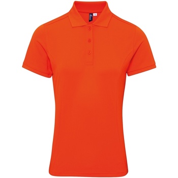 textil Polo-t-shirts m. lange ærmer Premier PR632 Orange