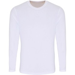 textil Herre Langærmede T-shirts Tridri TR050 White