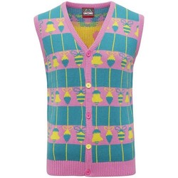 textil Veste / Cardigans Christmas Shop CJ009 Pink/Green