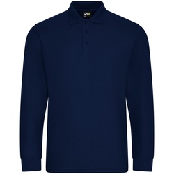 textil Herre Polo-t-shirts m. lange ærmer Prortx  Blå
