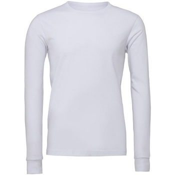 textil Langærmede T-shirts Bella + Canvas CA3501 Hvid