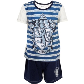 textil Dreng Pyjamas / Natskjorte Harry Potter  Blue/White