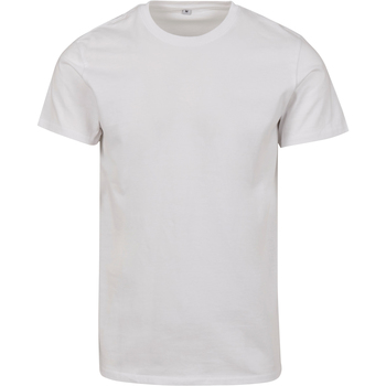 textil Langærmede T-shirts Build Your Brand BY083 Hvid