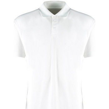 textil Herre Polo-t-shirts m. korte ærmer Kustom Kit KK455 White