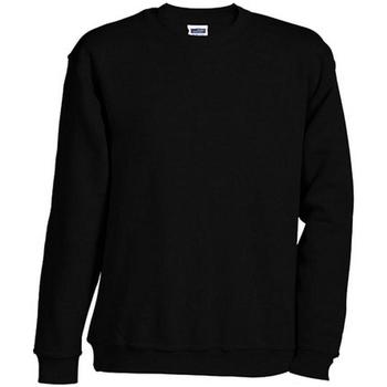 textil Sweatshirts James And Nicholson  Black