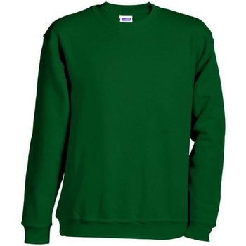 textil Sweatshirts James And Nicholson  Dark Green