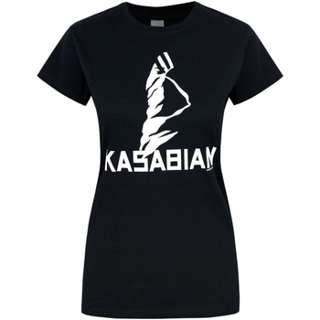 textil Langærmede T-shirts Kasabian  Sort