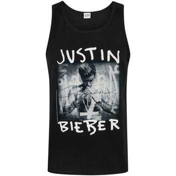textil Herre Toppe / T-shirts uden ærmer Justin Bieber  Sort