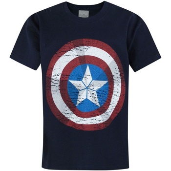 textil Børn T-shirts m. korte ærmer Avengers  Blå