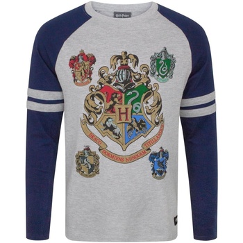 textil Herre Langærmede T-shirts Harry Potter  Blå