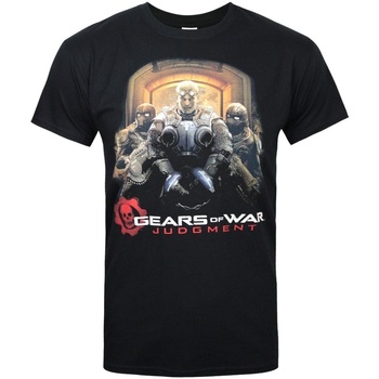 textil Herre Langærmede T-shirts Gears Of War  Sort