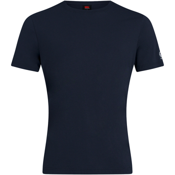 textil Herre Langærmede T-shirts Canterbury CN226 Blå