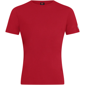 textil Herre Langærmede T-shirts Canterbury CN226 Rød