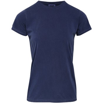 textil Dame Langærmede T-shirts Comfort Colors CO010 Blå