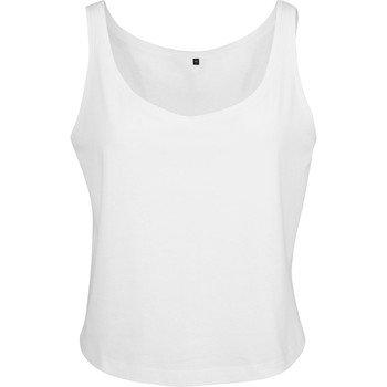 textil Toppe / T-shirts uden ærmer Build Your Brand BY051 Hvid