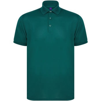 textil Polo-t-shirts m. korte ærmer Henbury HB465 Grøn