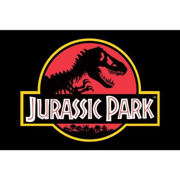 Indretning Skilte og plakater Jurassic Park TA366 Sort