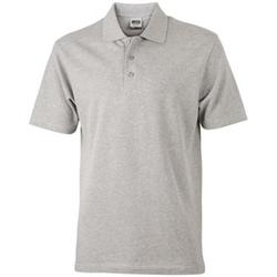textil Dame Polo-t-shirts m. korte ærmer James And Nicholson  Grey Heather
