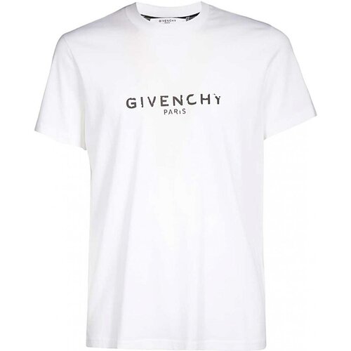 textil Herre T-shirts m. korte ærmer Givenchy BM70K93002 Hvid