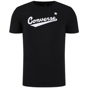 textil Herre T-shirts m. korte ærmer Converse Center Front Logo Sort