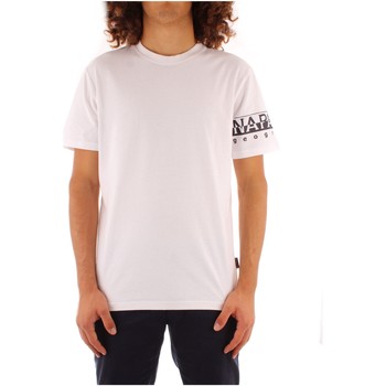textil Herre T-shirts m. korte ærmer Napapijri NP0A4FRH0021 Hvid